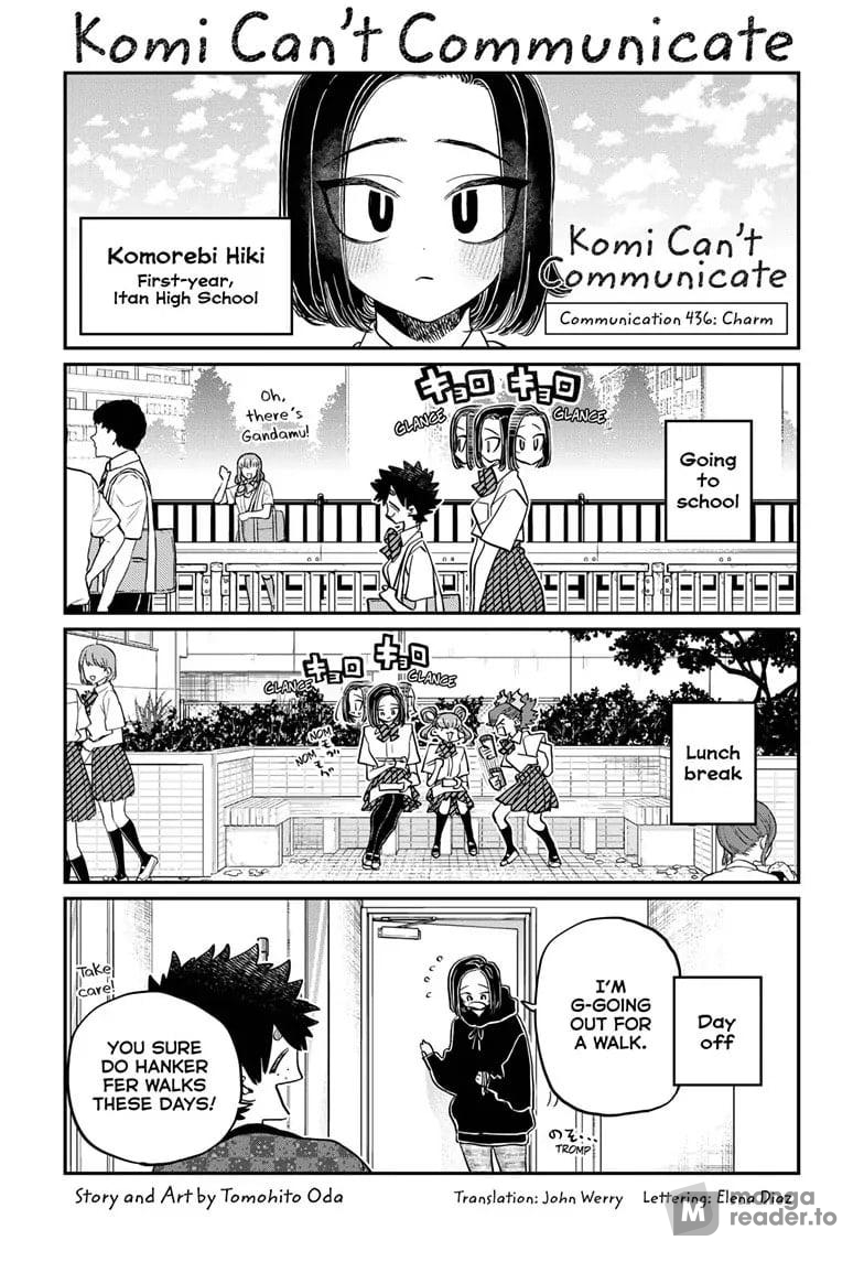 Komi Can’t Communicate, Chapter 436 image 01